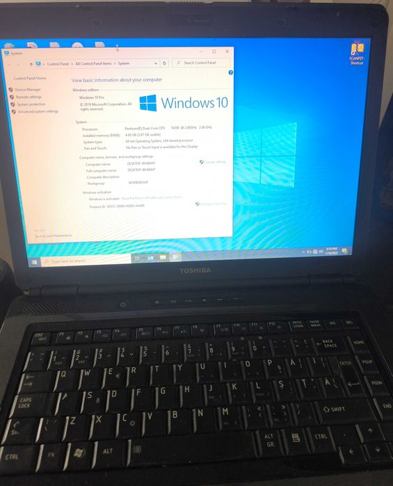 Laptop  Toshiba Satellite L300 -2C4, functional