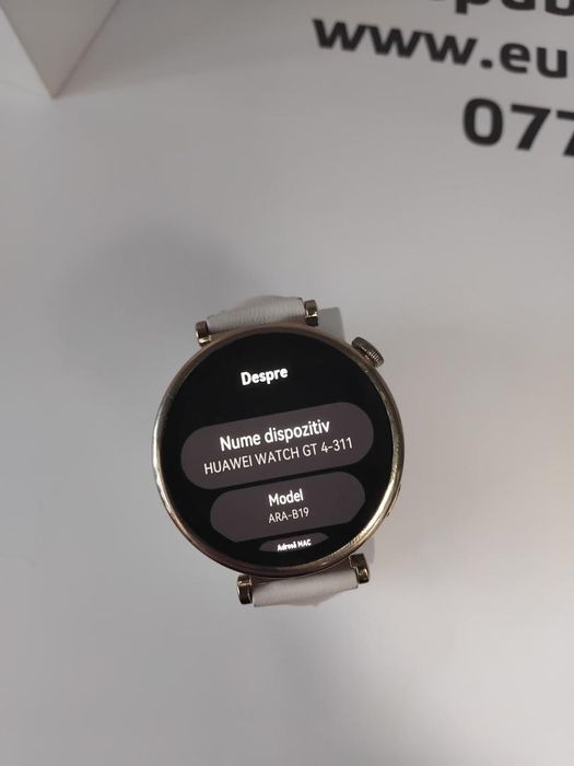 Smartwatch Huawei Watch GT 4, 41mm, White Leather -G-