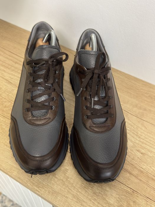 Pantofi sport LE COLONEL gri, 64375, din piele naturala