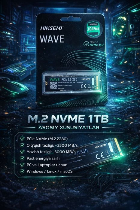 M2 nvme 1TB Hiksemi