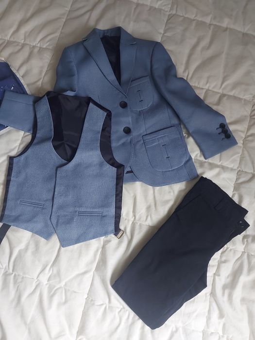 Детски син костюм