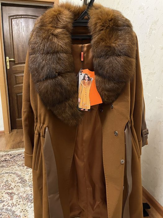Пальто осенее чистый кашемир