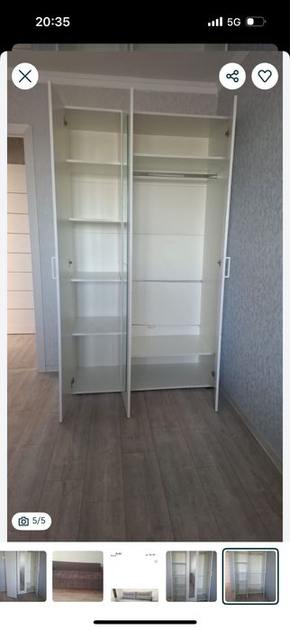 Шкаф белый отличного качества