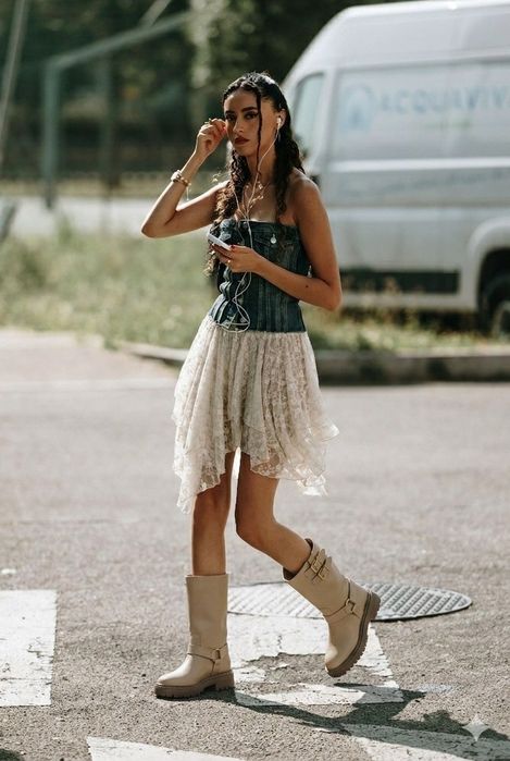 Летен бутуш байкер Twinset, естествена кожа 39, 40, нови с кутия!