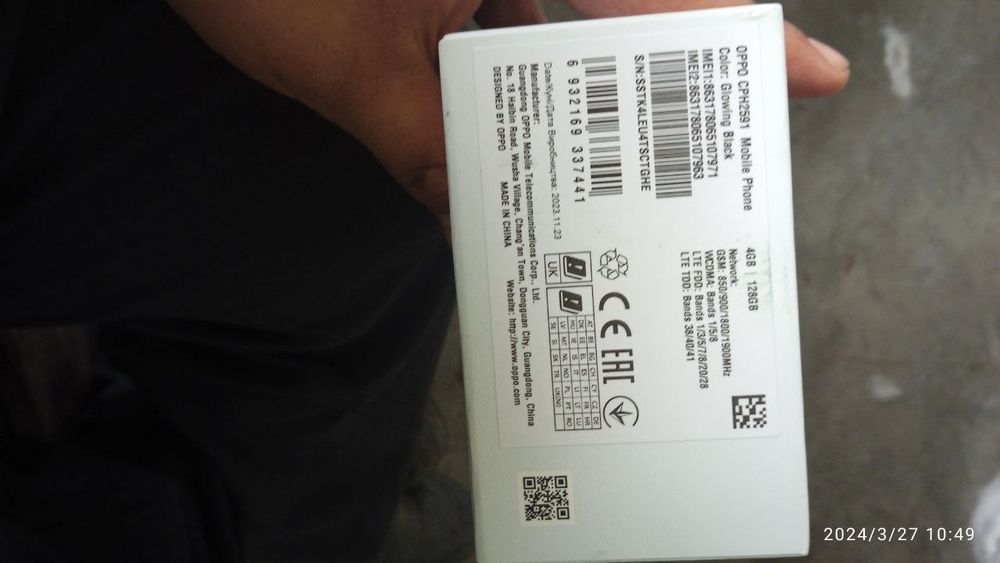 Oppo A18 model yengi xali bir oy boldi .Partiyasi bor.pul zarlgi uchun