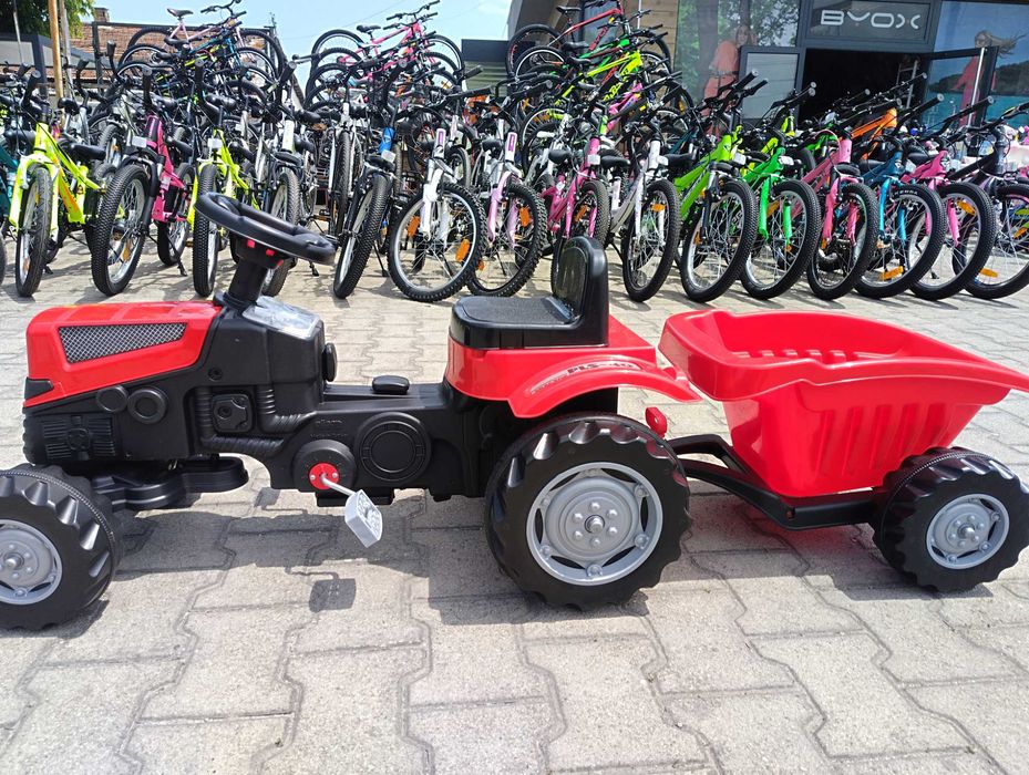 PILSAN Трактор с ремарке PLS-40 червен