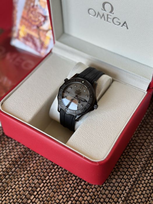 Omega Seamaster Diver 300M Black Rubber Strap 42 mm