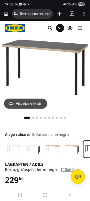 Birou/Masa Ikea LAGKAPTEN