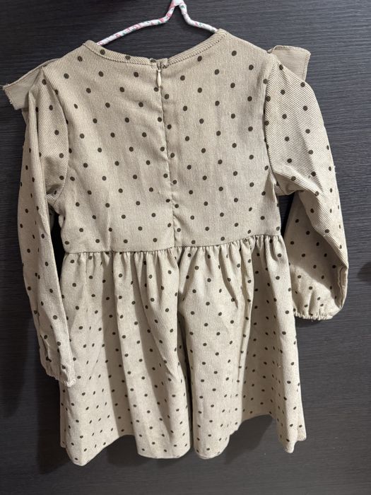 Rochie cu maneca lunga de fetite 4 ani