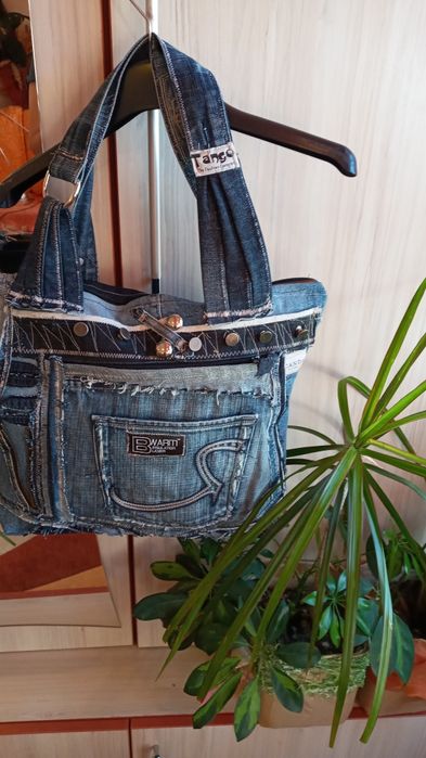 Ръчно изработени дънкови чанти