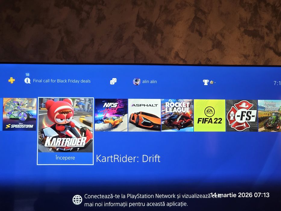 PS 4 pro  1 TB stare perfecta