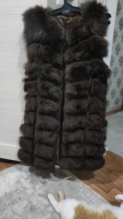 Кожанная дубленка