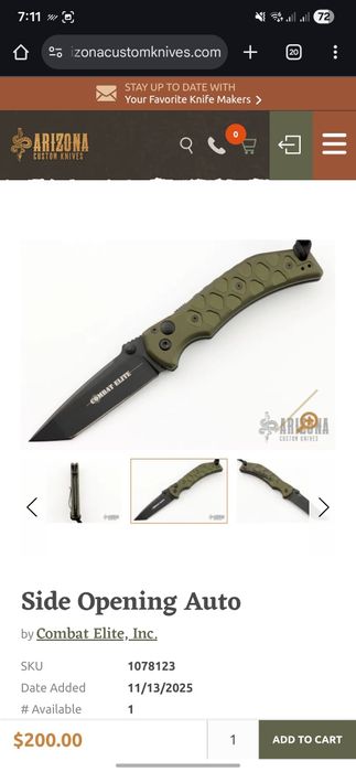 Кухонный нож Combat Elite