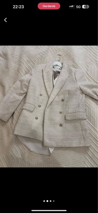 Твидовый пиджак H&M