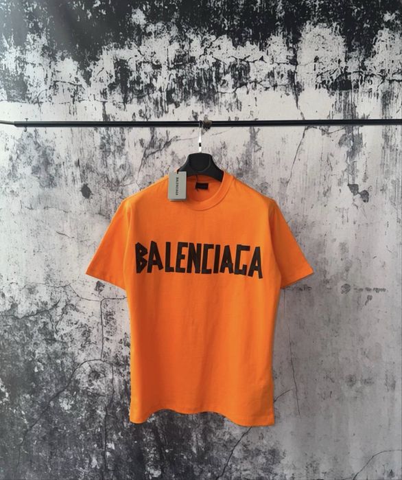Tricou Balenciaga orange