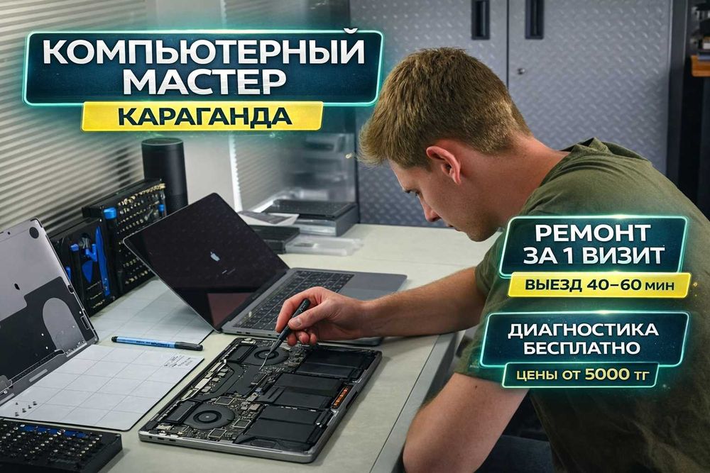 Компьютерный мастер Караганда | Выезд сегодня