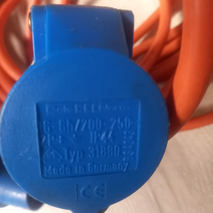 Захранващ кабел за каравана3×2,5мм дължина 10м