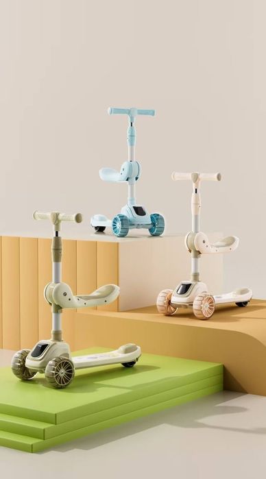 Самокат детский 3 колосьями