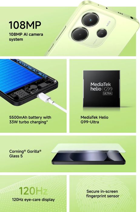 YENGI ! Xiaomi Redmi Note 14 (6/128Gb | 8/128Gb | 8/256Gb) | Dostavka