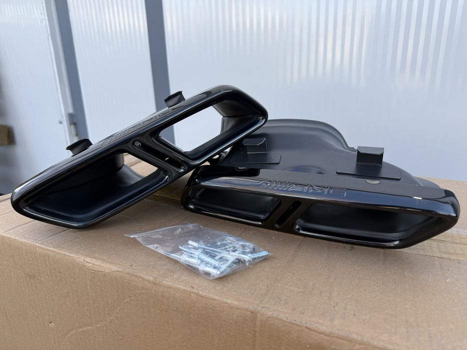 AMG Накрайници Мерцедес 6.3 Черен гланц