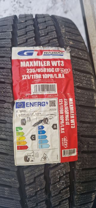 2 бр. Гуми GT RADIAL MAXMILER WT3 235/65/16 НОВИ
235/65 R16 121R
235/6