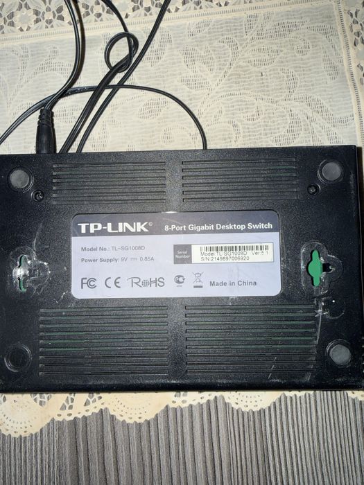 TL-SG1008D 8-Port Gigabit Desktop Switch