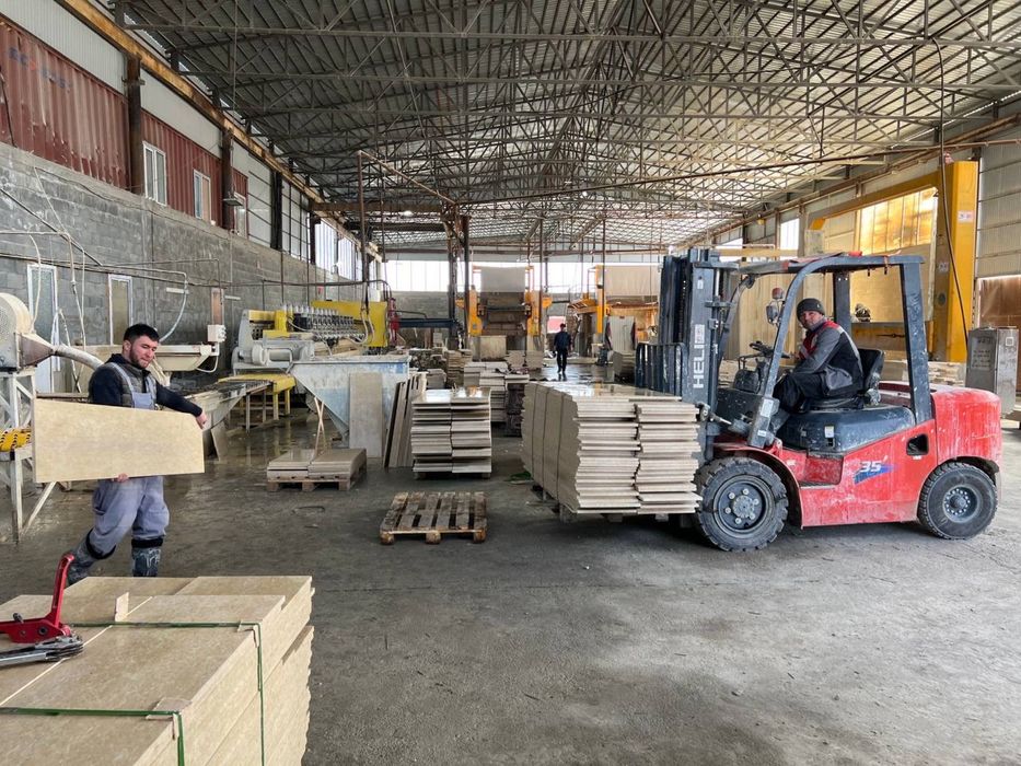 Травертин 1 и 2 слой.