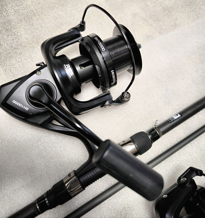 SET 4 Lansete ULTEGRA XT CARP 3.90m,2 tronsoane + 4 Mulinete GH 10000