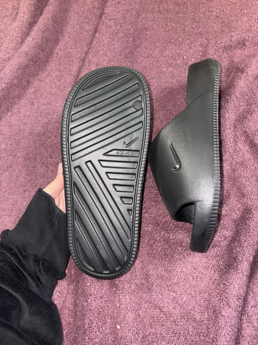 Papuci Nike 42-43 Noi Negru Negri
