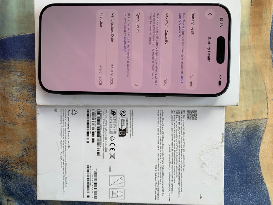Iphone 17 256gb без забележки