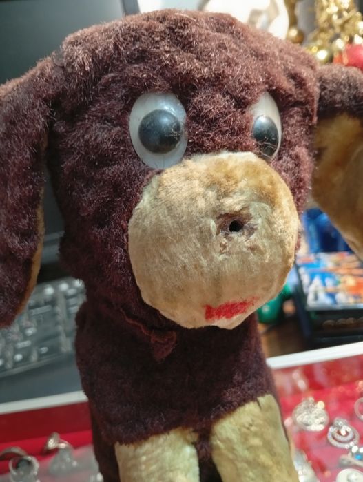 Старинная плюшевая игрушка