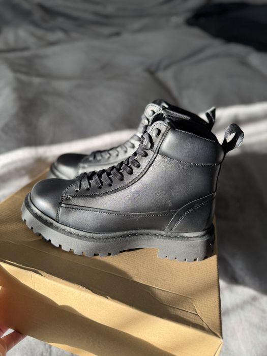 Tommy Jeans Lace Up ghete/bocanci piele neagra marimea 41 noi original