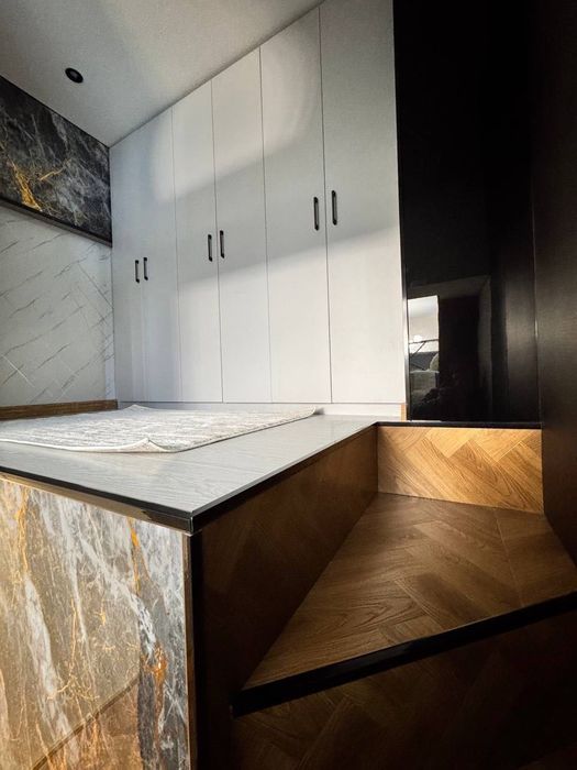 Нукусская ЖК-Black Towers 2/17/17 Двухъярусная квартира-44м2 евро-Ремо