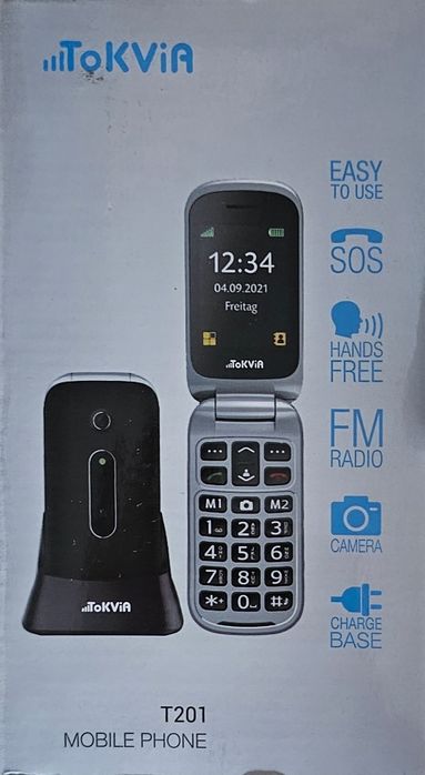 Telefon mobil TOKVIA

cu butoane mari