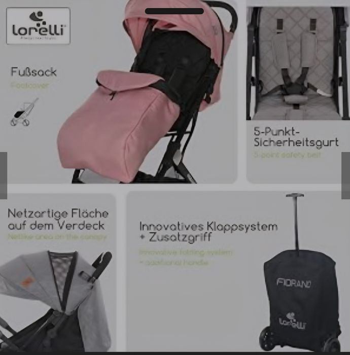 Carucior Lorelli Fiorano super light Nou