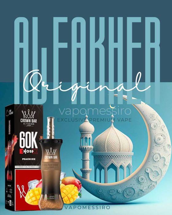 Vape Narghilea AL Fackher Original luxury 60.000 Puffuri