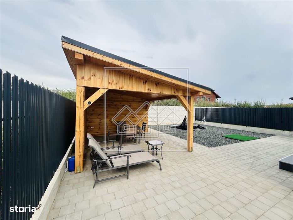 Casa de vânzare în Cristian, Sibiu — Construc?ie 2025, Mobilat? Rovere
