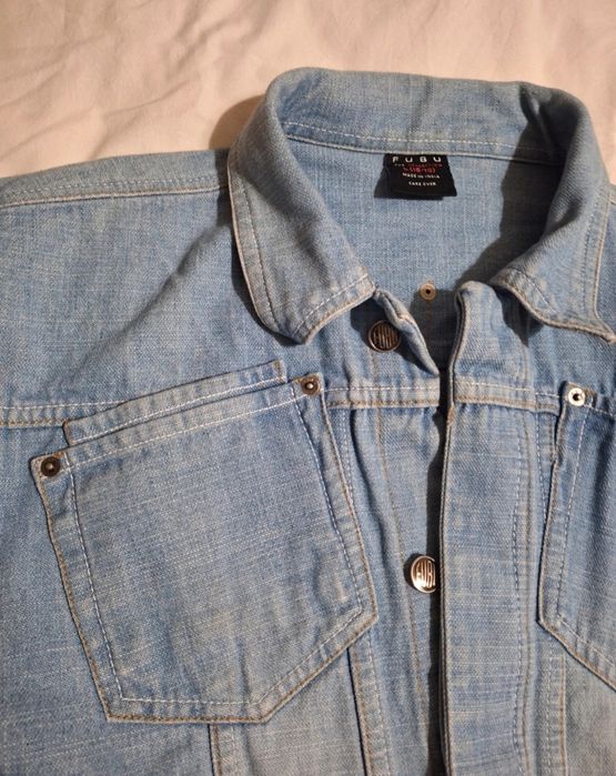 Geaca denim Fubu pictata manual
