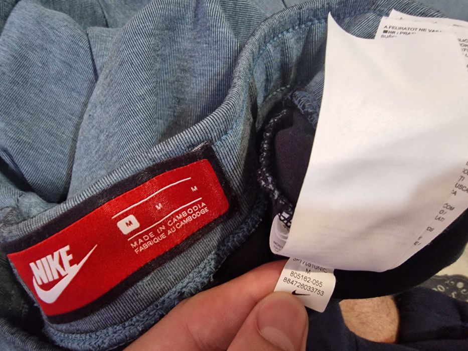 Оригинално долнище Nike Tech Fleece Blue