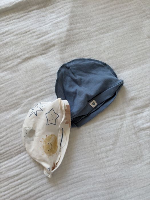 Кокон для малыша и чепчик