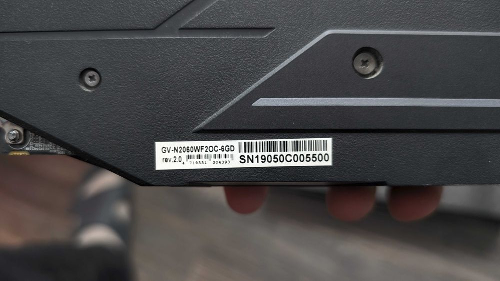 Placa grafica Gigabyte RTX2060 6GB RAM