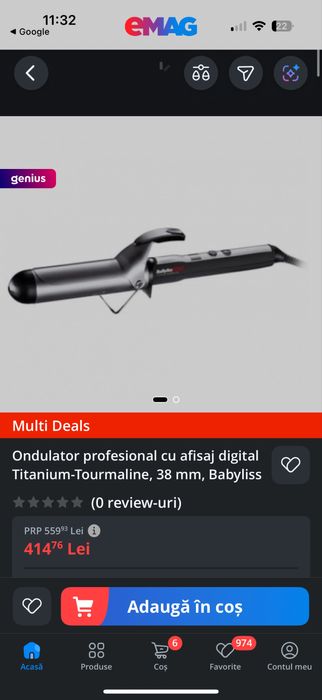 Ondulator profesional Babyliss