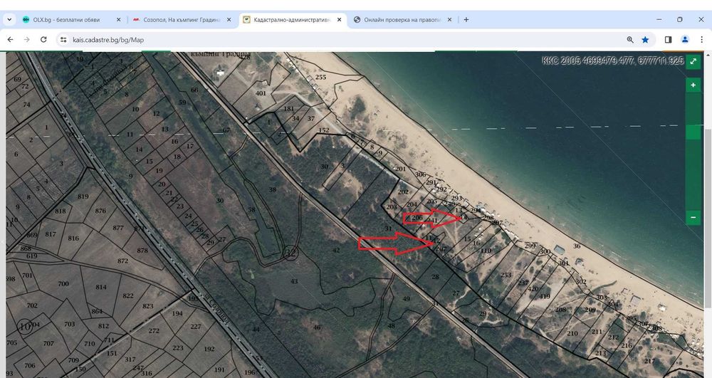 Продава се Парцел в Бургас, Меден рудник - зона Д - 857 кв.м за 180 €/кв.м - Снимка #6