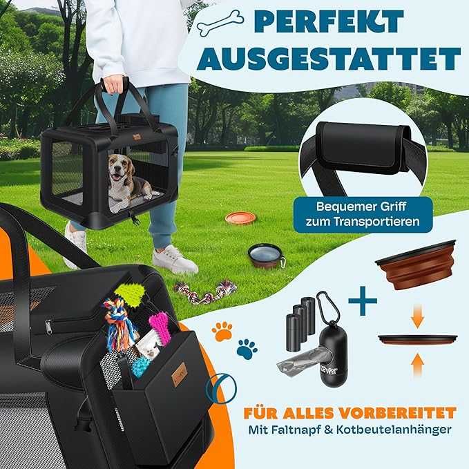 Lovpet® Кутия за кучета, Кутия за транспортиране на кучета