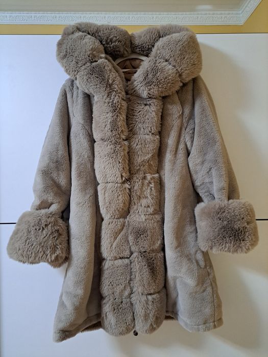 Зимно двулицево дамско яке