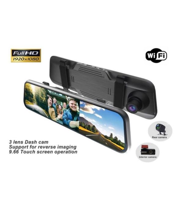 Видеорегистратор LETRUN 3CAM черный