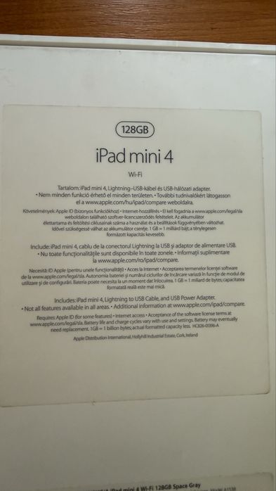 Продавам Apple ipad mini 4 128GB