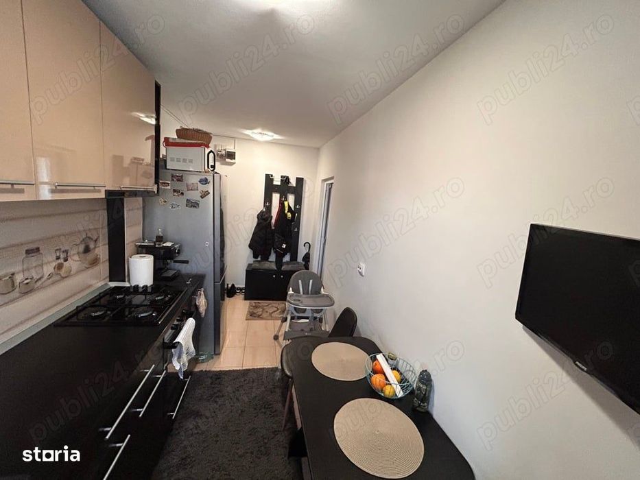 PACURARI-ap.2 camere, 42 m2, et.4 cu pod, mobilat si utilat!