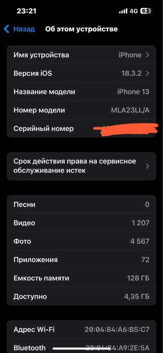 Продам iphone 13 128gb