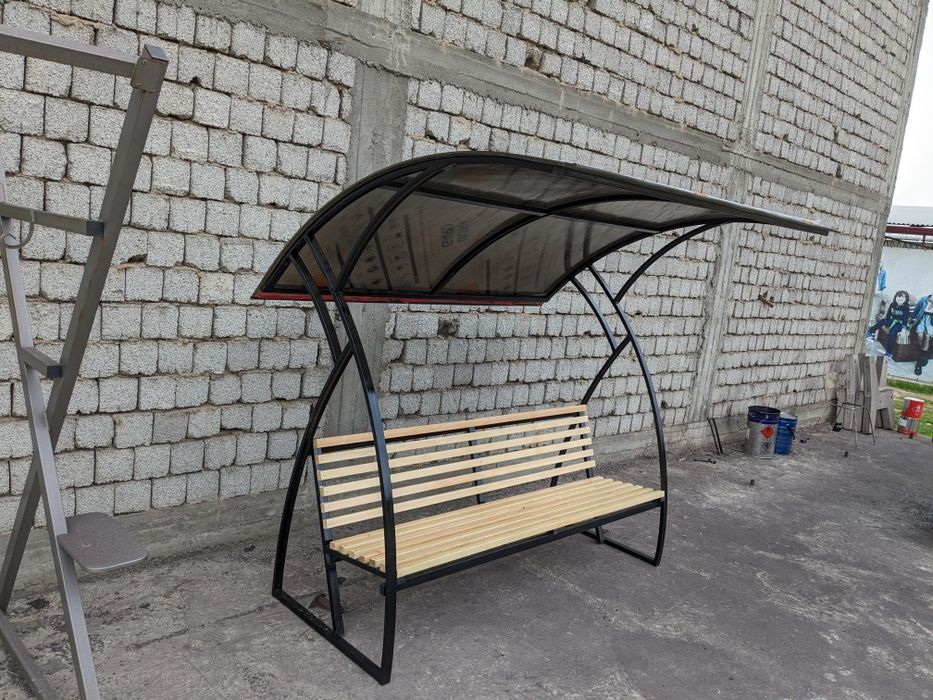 Скамейка с навесом, форма оплаты "Любая"